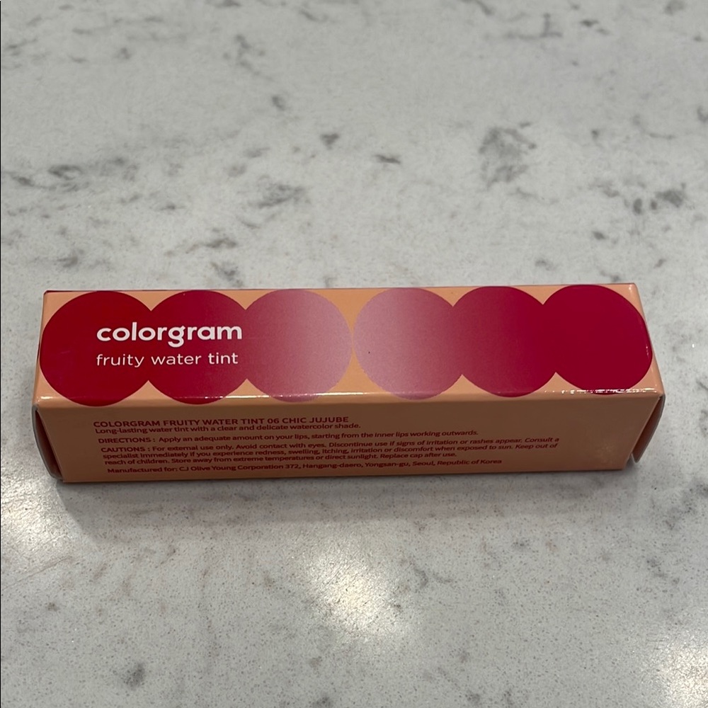 Fruity Water Tint - Chic Jujube